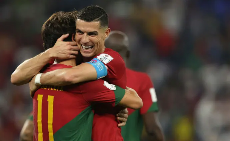 C羅創紀錄葡萄牙3比2加納 內馬爾哭了 巴西2-0贏了：里沙利松超級倒鉤破門驚艷世界