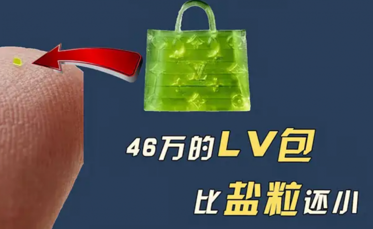 比鹽粒還小的LV手提包賣出46.2萬？